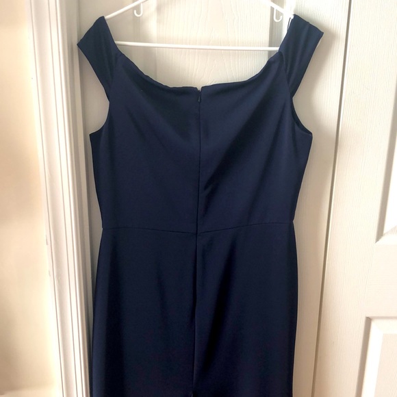 Navy Blue, Long formal, evening, wedding dress - Picture 4 of 5